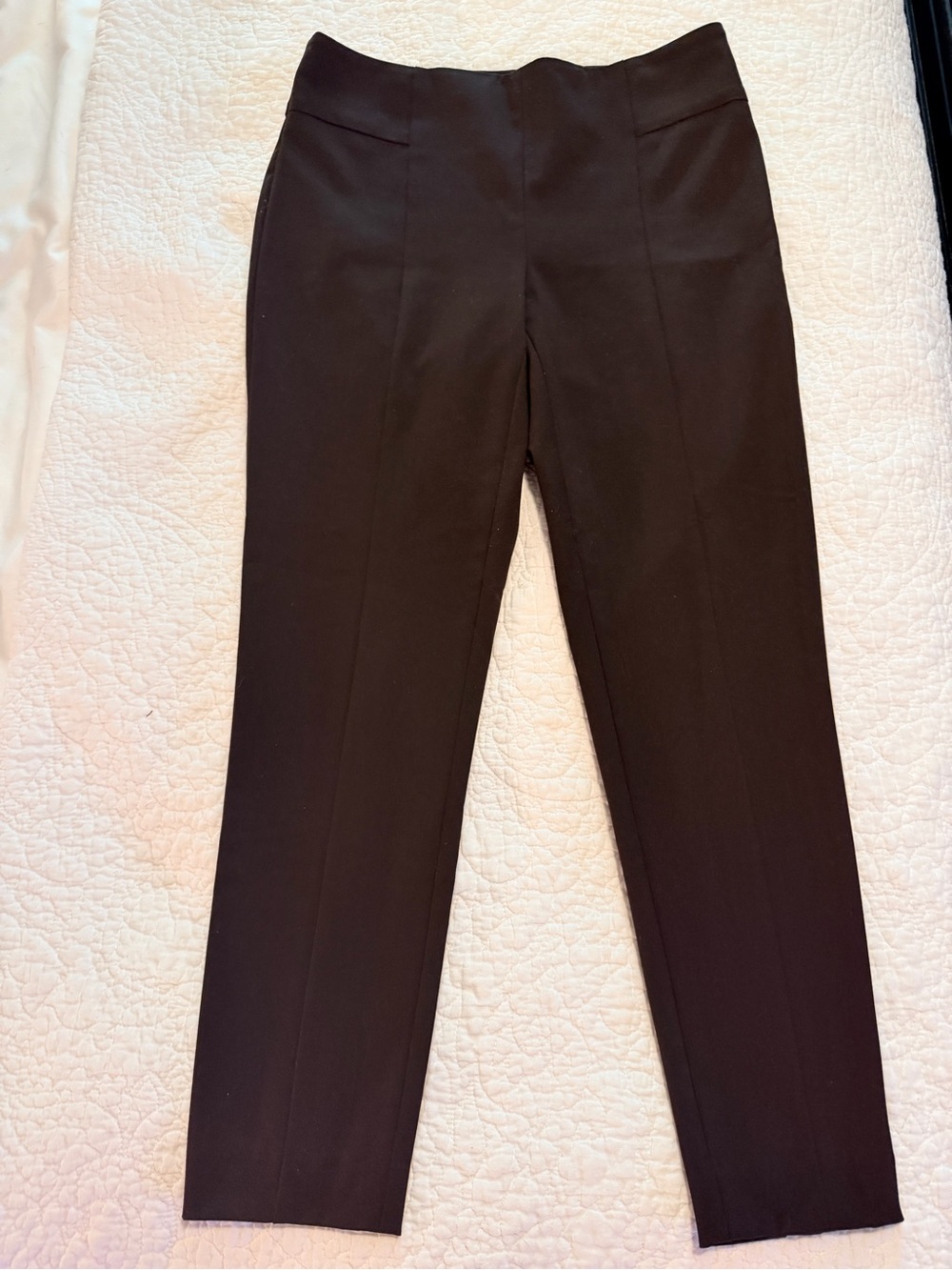 The Limited Black Ankle-Length Tailored Ponte Pants